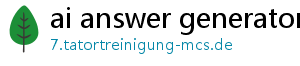 ai answer generator